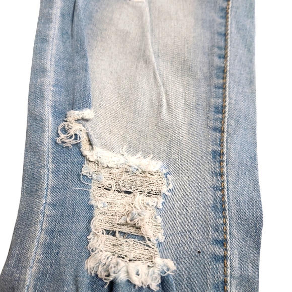 Stefany High Rise Destructed Skinny Women Jeans - Light Blue - Picture 4 of 5